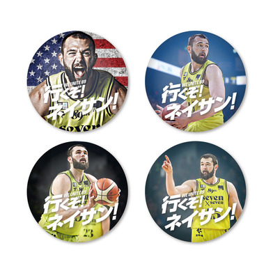 行くぞ！ネイサン！缶バッジ